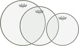 Remo Pro Pack Emperor Clear Tom Drumheads 10/12/14-Inch