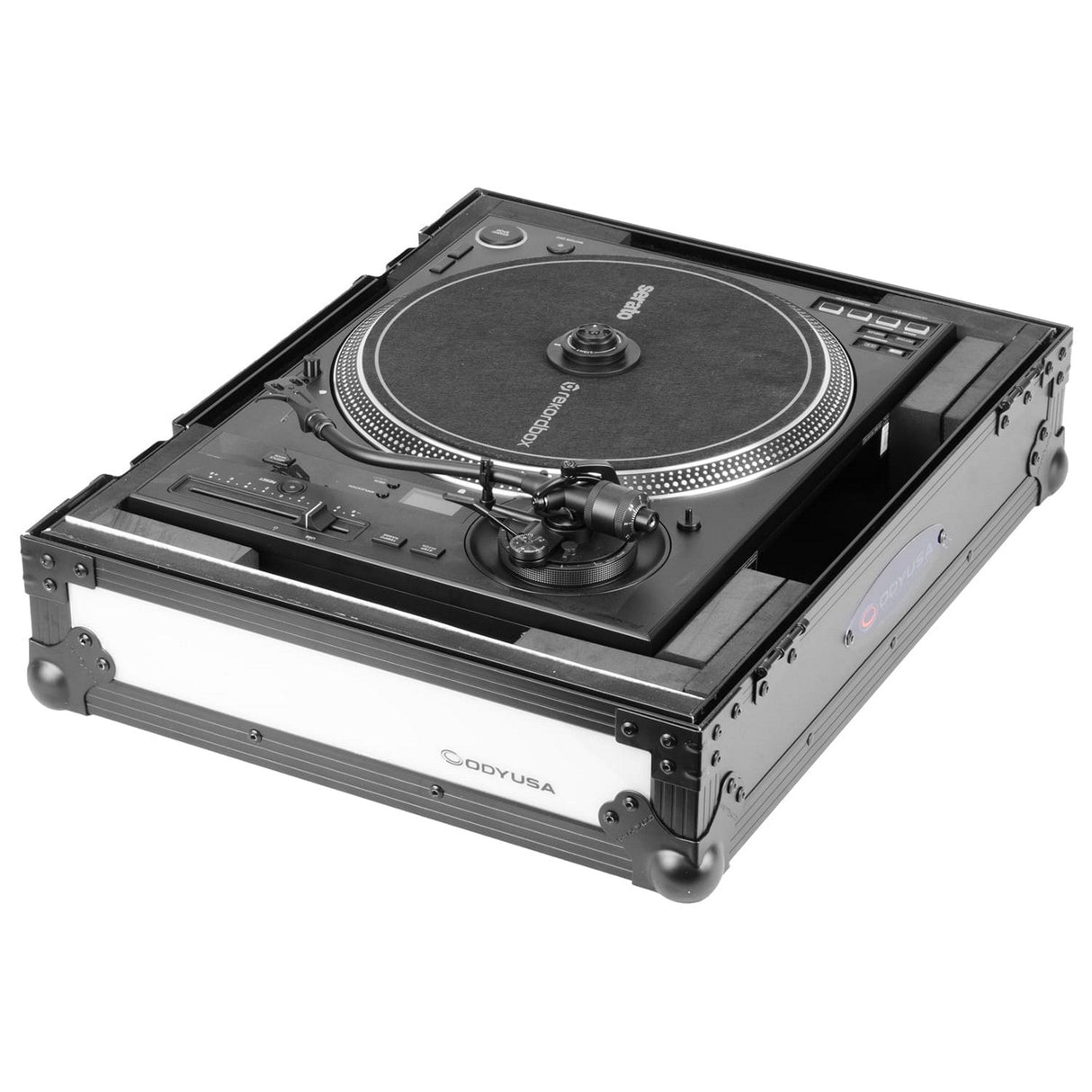 Odyssey LED Black Label Pioneer DJ PLX-CRSS12 / Technics 1200 or Similar Size Turntable Flight FX Case