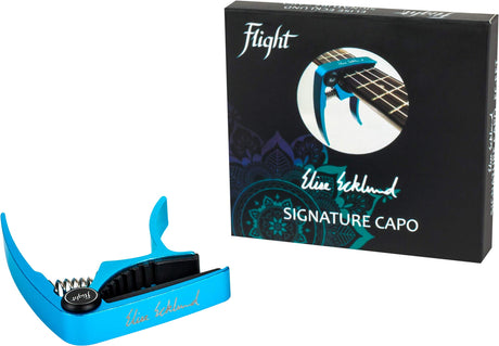 Flight Ukuleles FC-EET Elise Ecklund Signature Ukulele Capo Turquoise - accessories