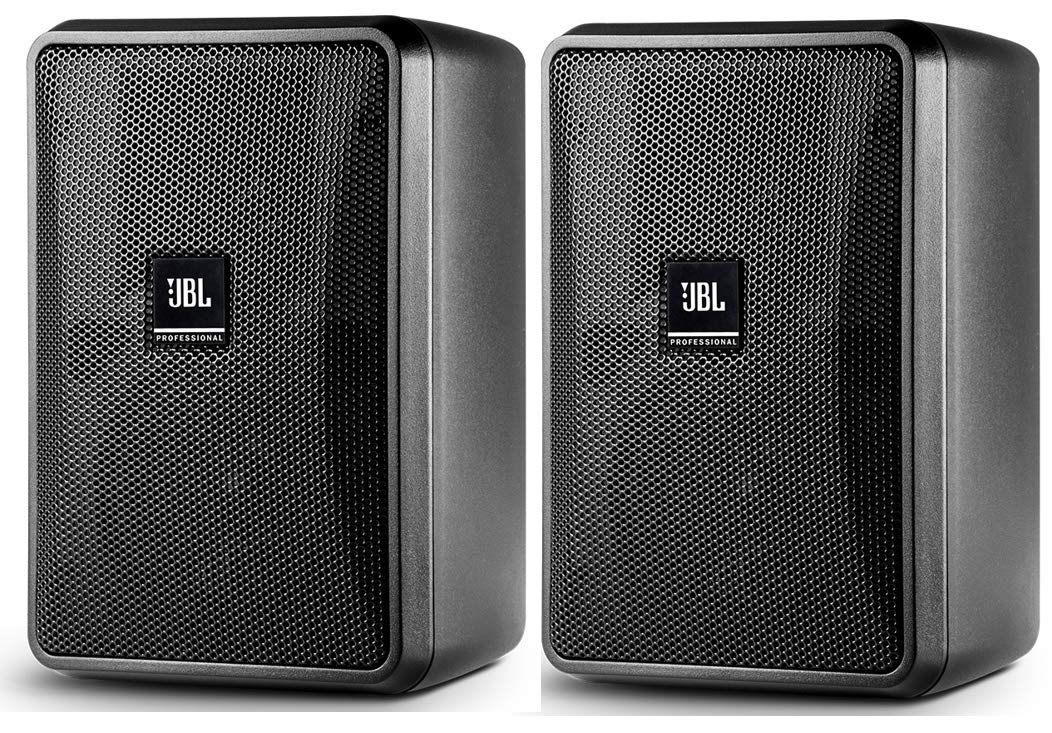 JBL CONTROL 23-1L Low Impedance Background Foreground Speaker Black Pair