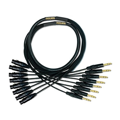 Mogami GOLD 8 TRSXLRF-05 8-channel 1/4 TRS Female XLR Snake Cable 5 ft