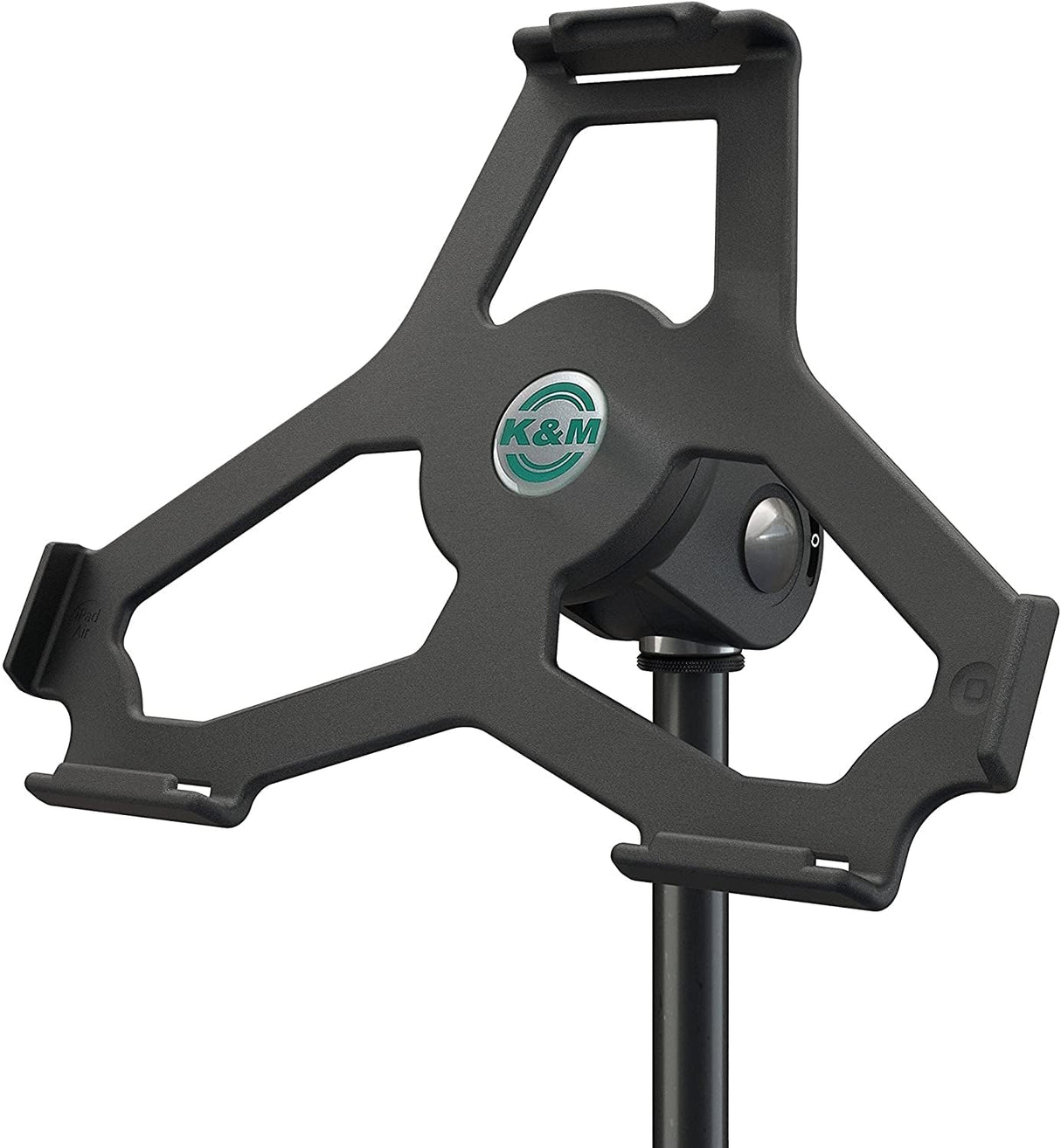 K&M iPad Air 2 5/8-Inch Microphone Stand Holder, Black