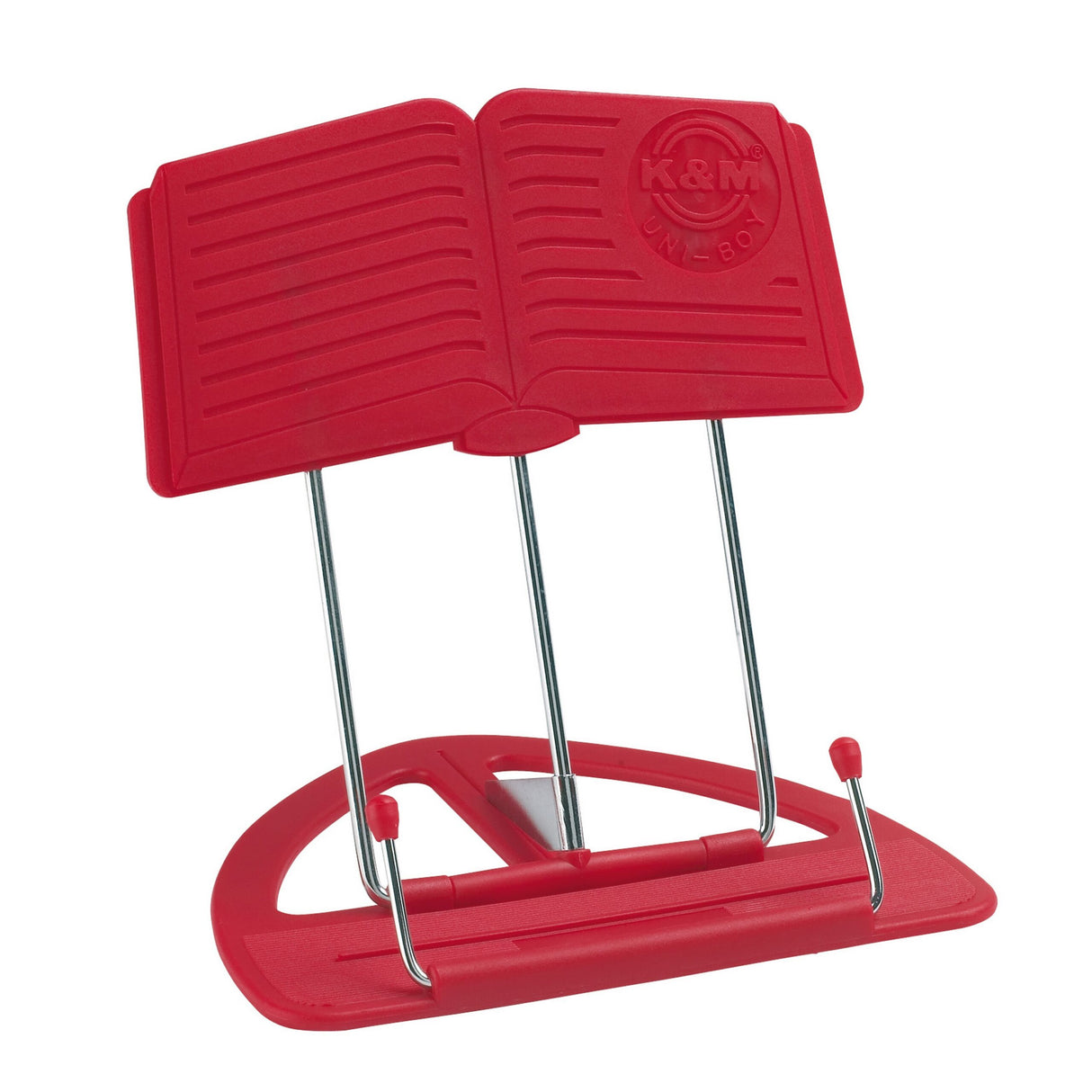 K&M 12450 Uni-Boy Classic Stand Red 12-Pieces