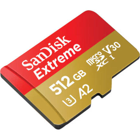 SanDisk - SanDisk Extreme 512GB microSDXC UHS-I - SDSQXA1-512G-AN6MA