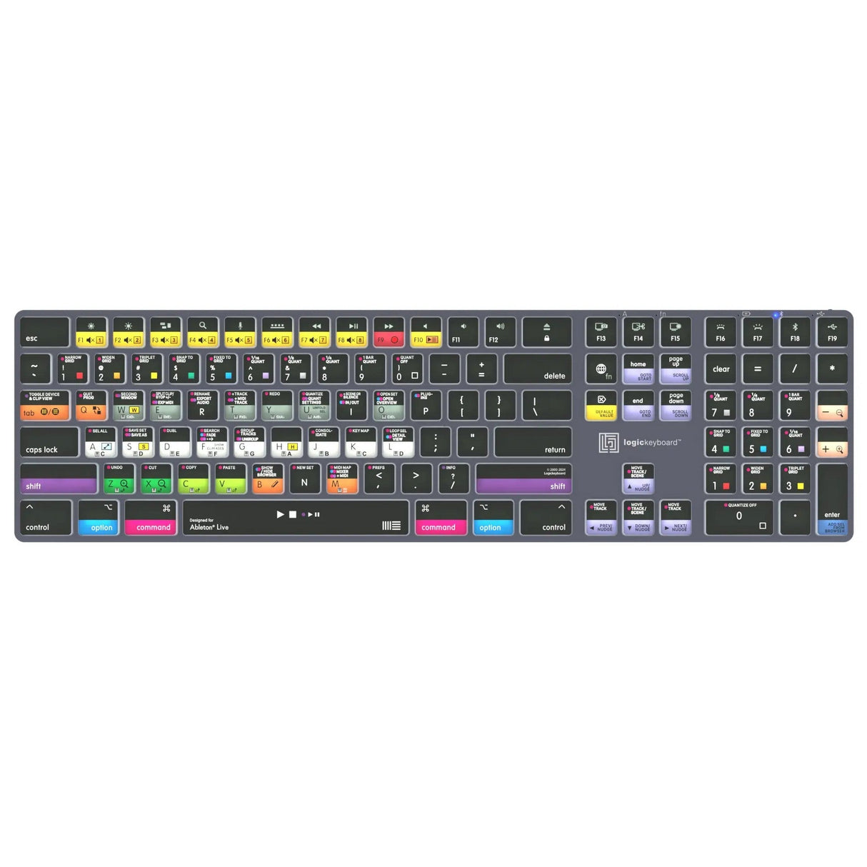 Logickeyboard Ableton Live Titan Mac US, English