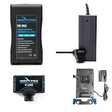 IndiPRO BMP4KT1 95Wh V-Mount Battery Kit Compatible with Blackmagic Pocket Cinema 4K