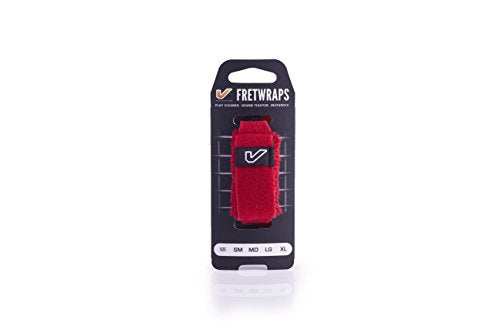 Gruv Gear FretWraps String Muter, HD Fire, 1-Pack, Red, Large