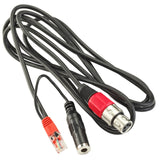 Heil Sound CC-1-XLRKM XLR3 to Kenwood Modular 8-Pin Microphone Cable 8 Feet