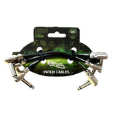 Interstellar Audio Machines Hyperdrive Premium Instrument Patch Cables 6-Inch 3-Pack