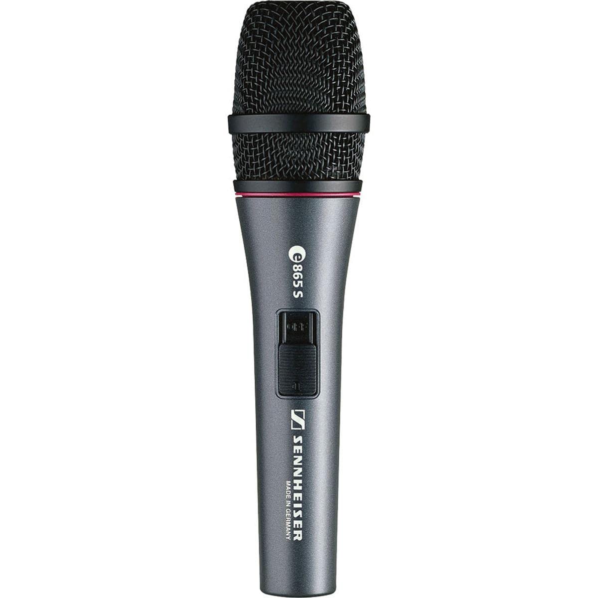 Sennheiser e 865-S Handheld Supercardioid Condenser Microphone with On/Off Switch