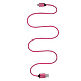 Kondor Blue KB-USBAM-30-J iJustine Pink USB-A to Micro USB Fast Charging Data Cable 30-Inch
