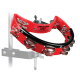 Rhythm Tech DST30 Drum Set Tambourine Red with Nickel Jingles