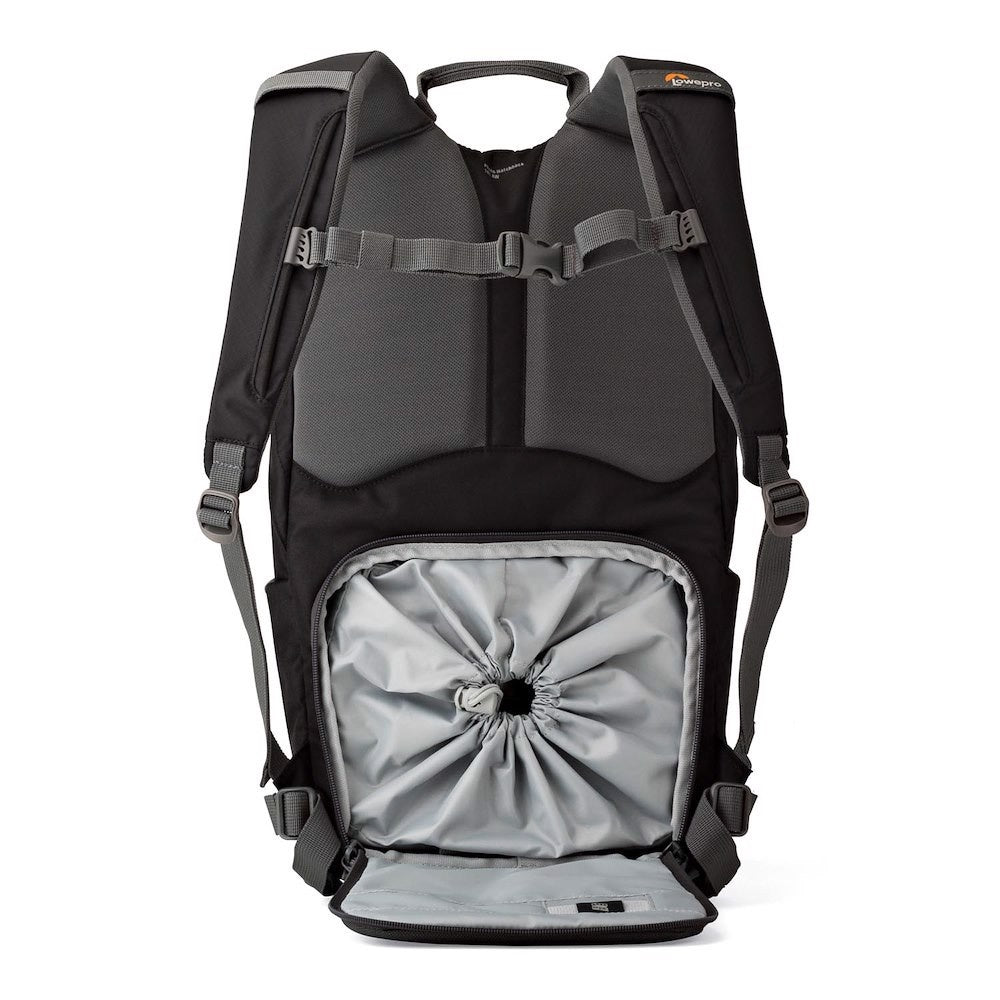 Lowepro Photo Hatchback BP 150 AW II Camera Backpack, Black and Grey