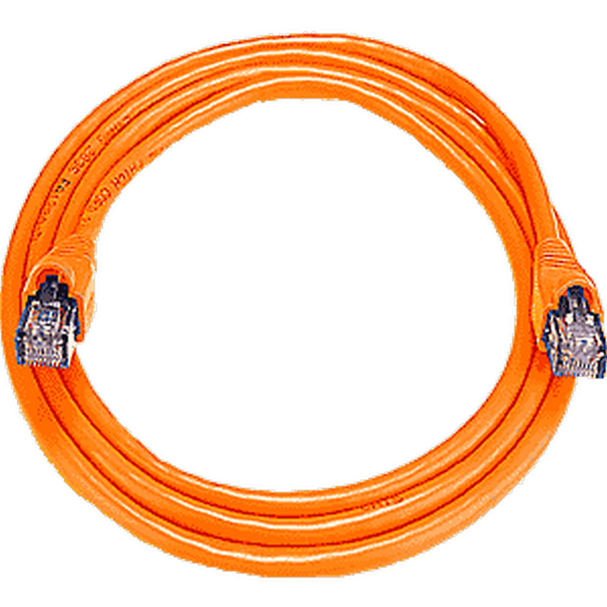 NTI CAT5-7-ORANGE CAT5 Cable, Male to Male, Orange, 7-Foot