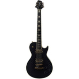 Sawtooth Heritage 70 Series Maple Top Electric Guitar Satin Black - guitar