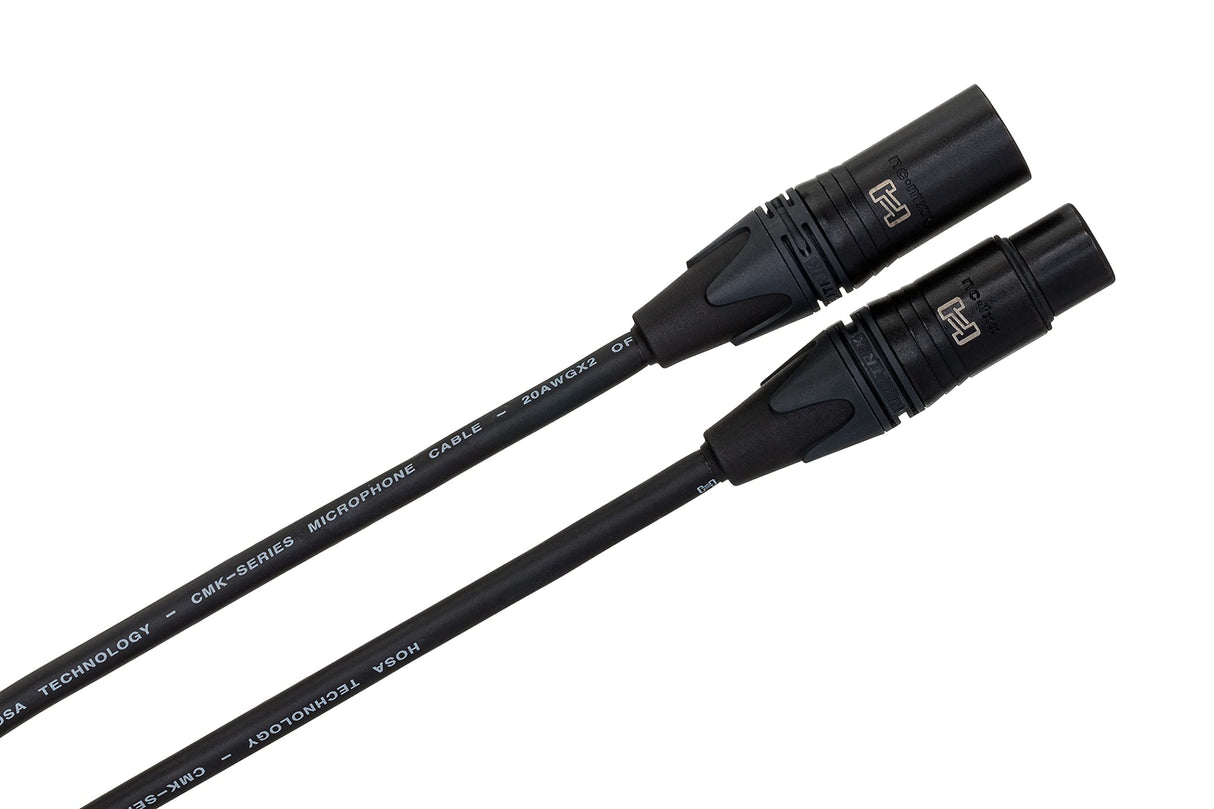 Hosa Technology CMK-075AU 3-Pin Neutrik XLR3F to XLR3M Microphone Cable, 75 Foot