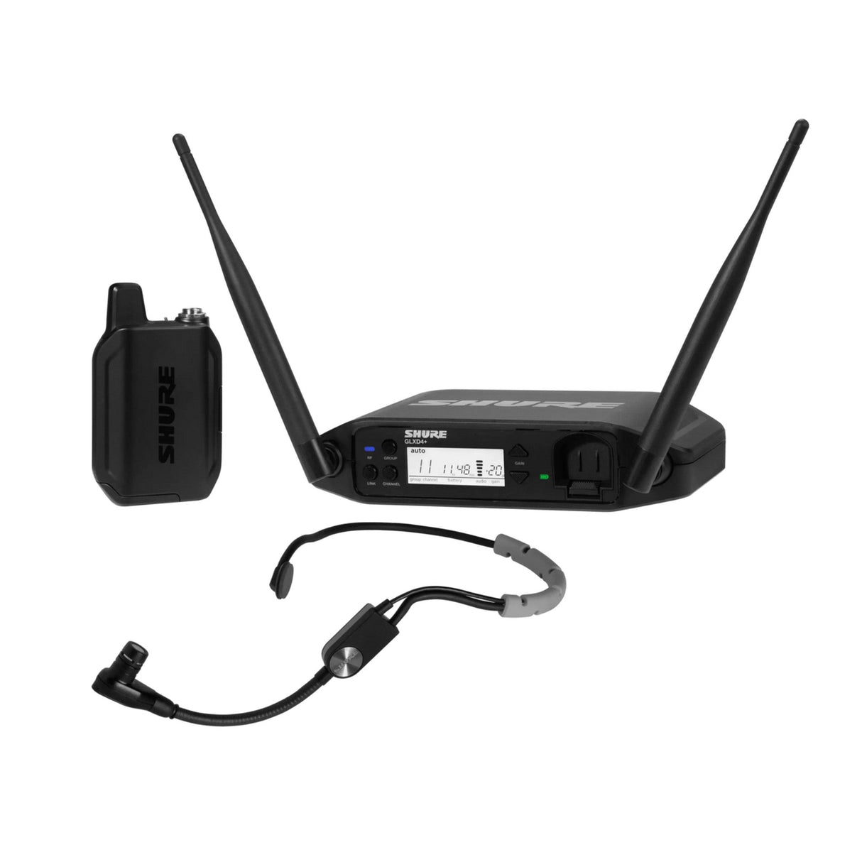 Shure GLXD14+/SM35 Digital Wireless SM35 Headset Microphone System, Z3 2.4, 5.8 GHz