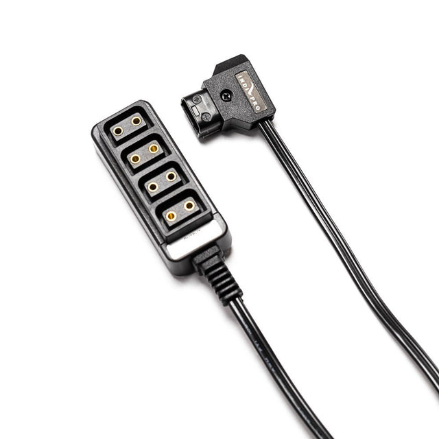 IndiPRO RK301 4-Way D-Tap Splitter Cable Converter 16-Inch
