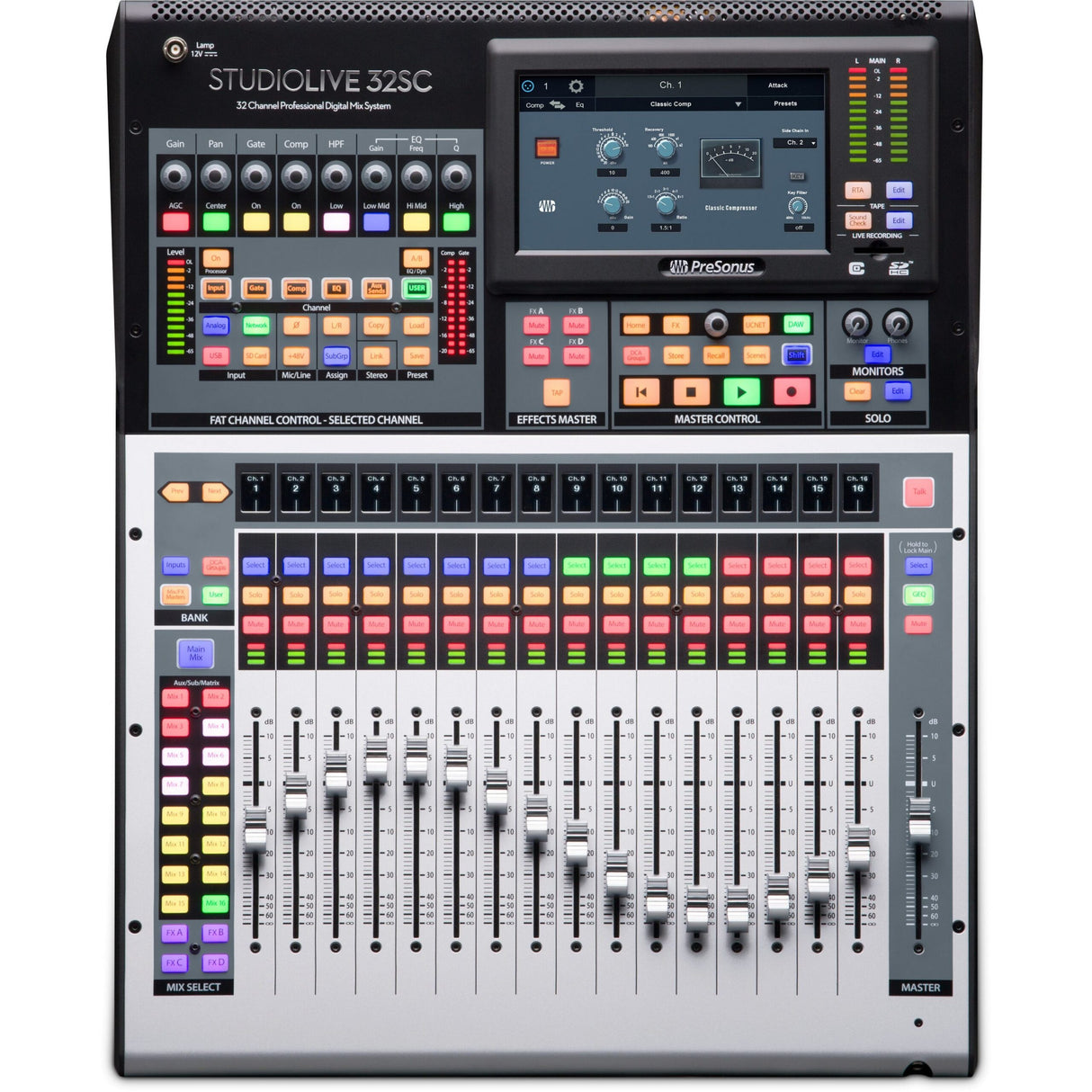 PreSonus StudioLive 32SC Series III Subcompact 32-Channel/22-Bus Digital Console/Recorder/Interface