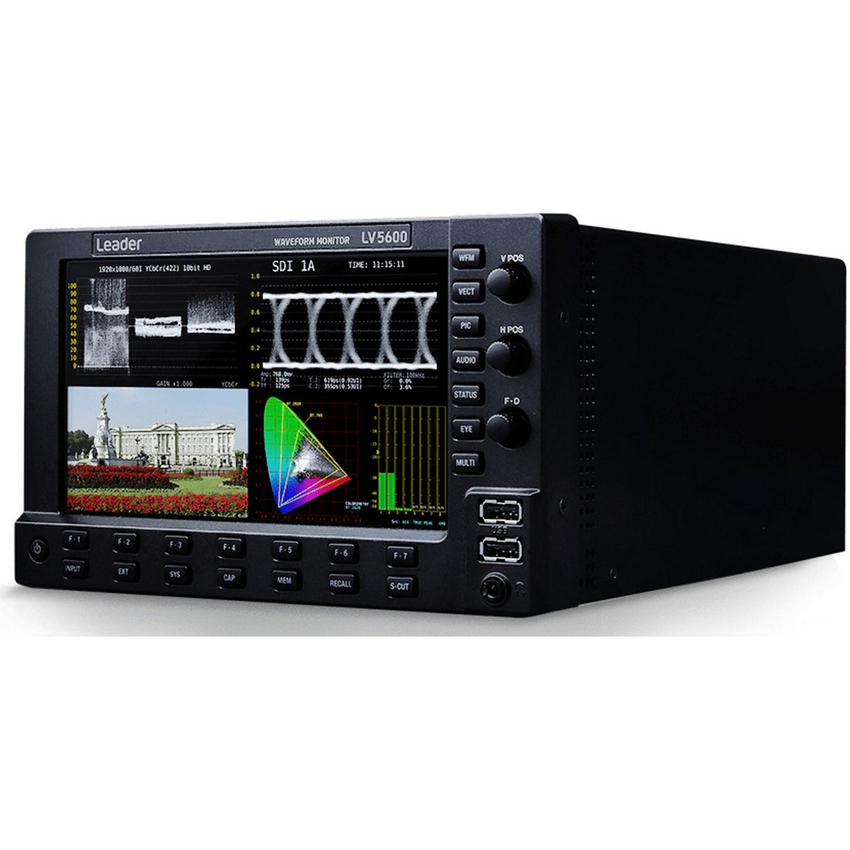 Leader LV5600 Hybrid-Type Waveform Monitor and Rasterizer Mainframe Only
