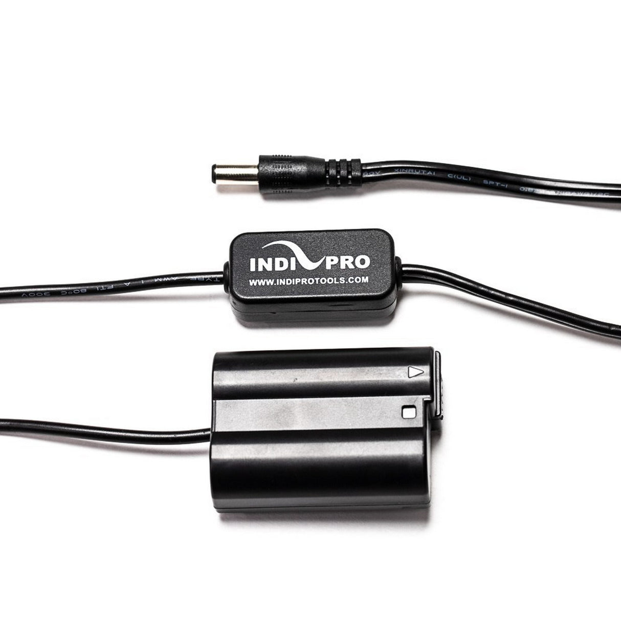 IndiPRO PTEL15 D-Tap Cable to Nikon EN-EL15 Type Dummy Battery 20-Inch Regulated