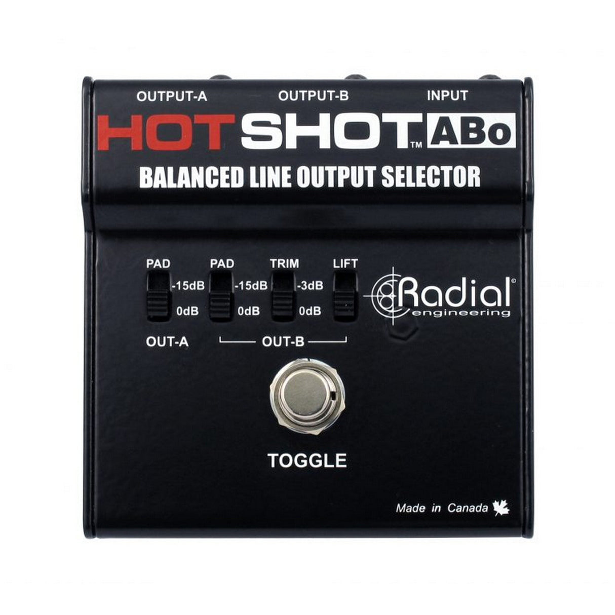 Radial HotShot Abo Balanced Output Selector