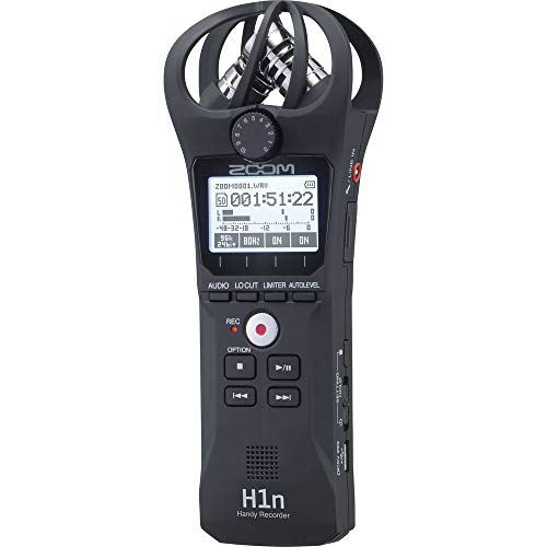 Zoom H1n Portable 24 Bit Stereo X/Y Microphone Digital Handy Recorder