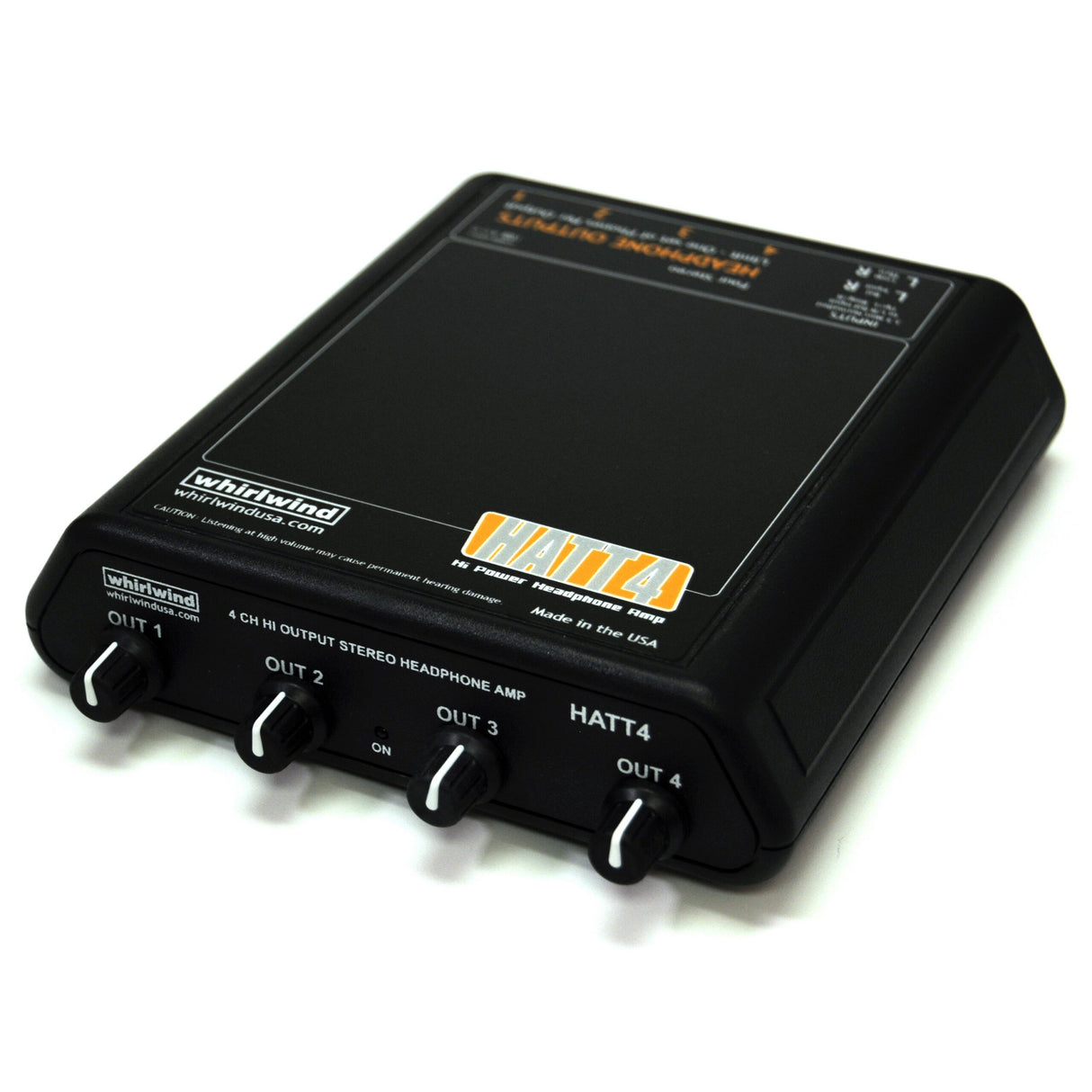 Whirlwind HATT4 4-Channel Tabletop Headphone Amplifier