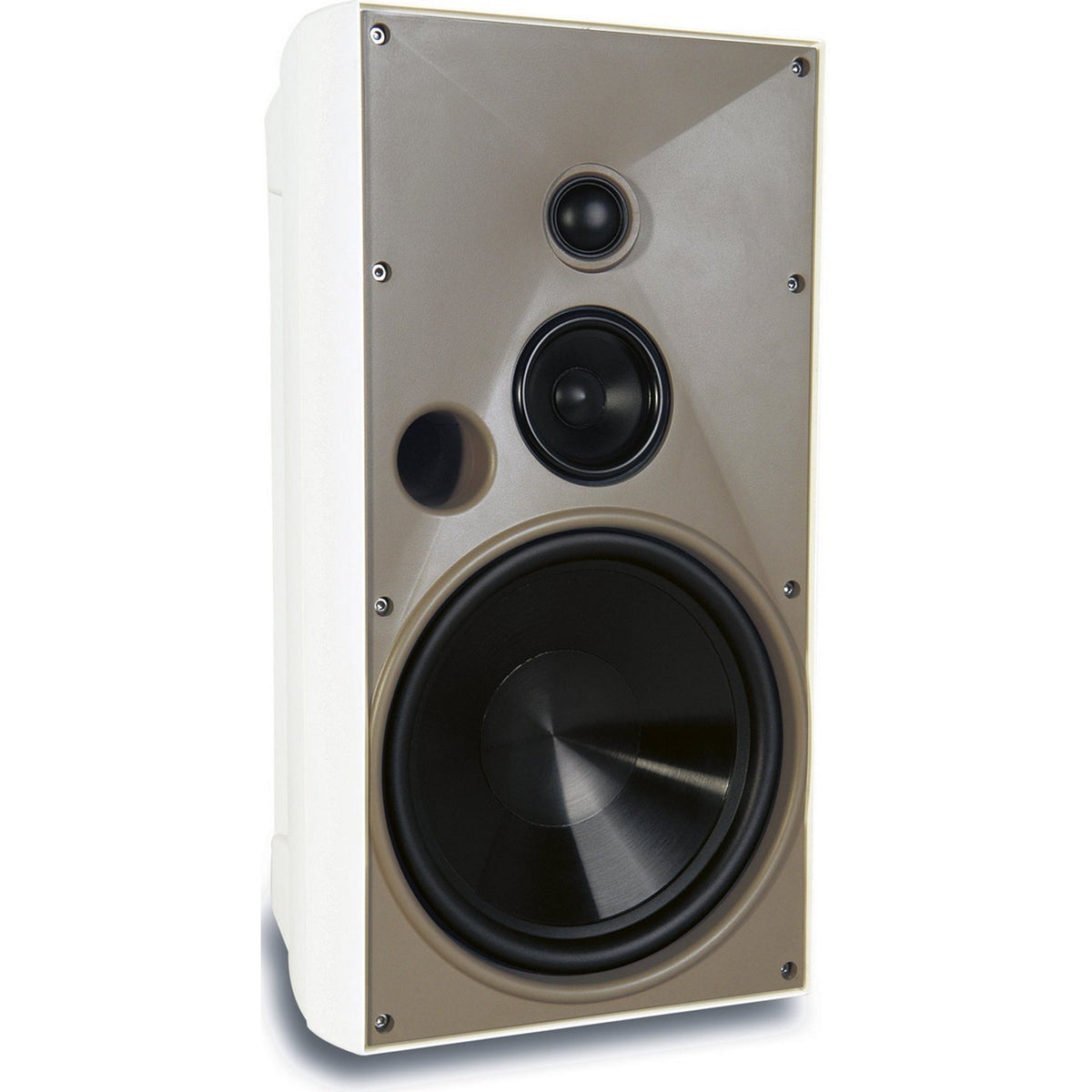 Proficient Audio AW830 8-Inch 2-Way Polypropylene Outdoor Speaker, Whi ...