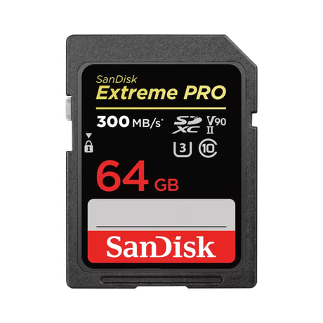 SanDisk - SanDisk Extreme PRO 64GB SDXC UHS-II - SDSDXDK-064G-GN4IN