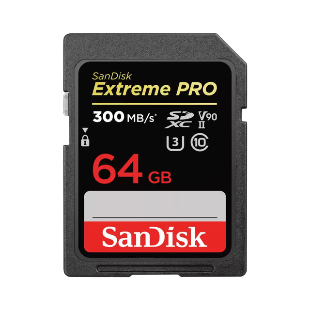 SanDisk - SanDisk Extreme PRO 64GB SDXC UHS-II - SDSDXDK-064G-GN4IN