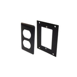 Ace Backstage Co. PE-MP Steel Electric Pocket Panel with 1 Gang Edison Duplex Outlet