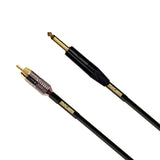 Mogami Gold 1/4’’ TS to RCA Cable - 6-Feet