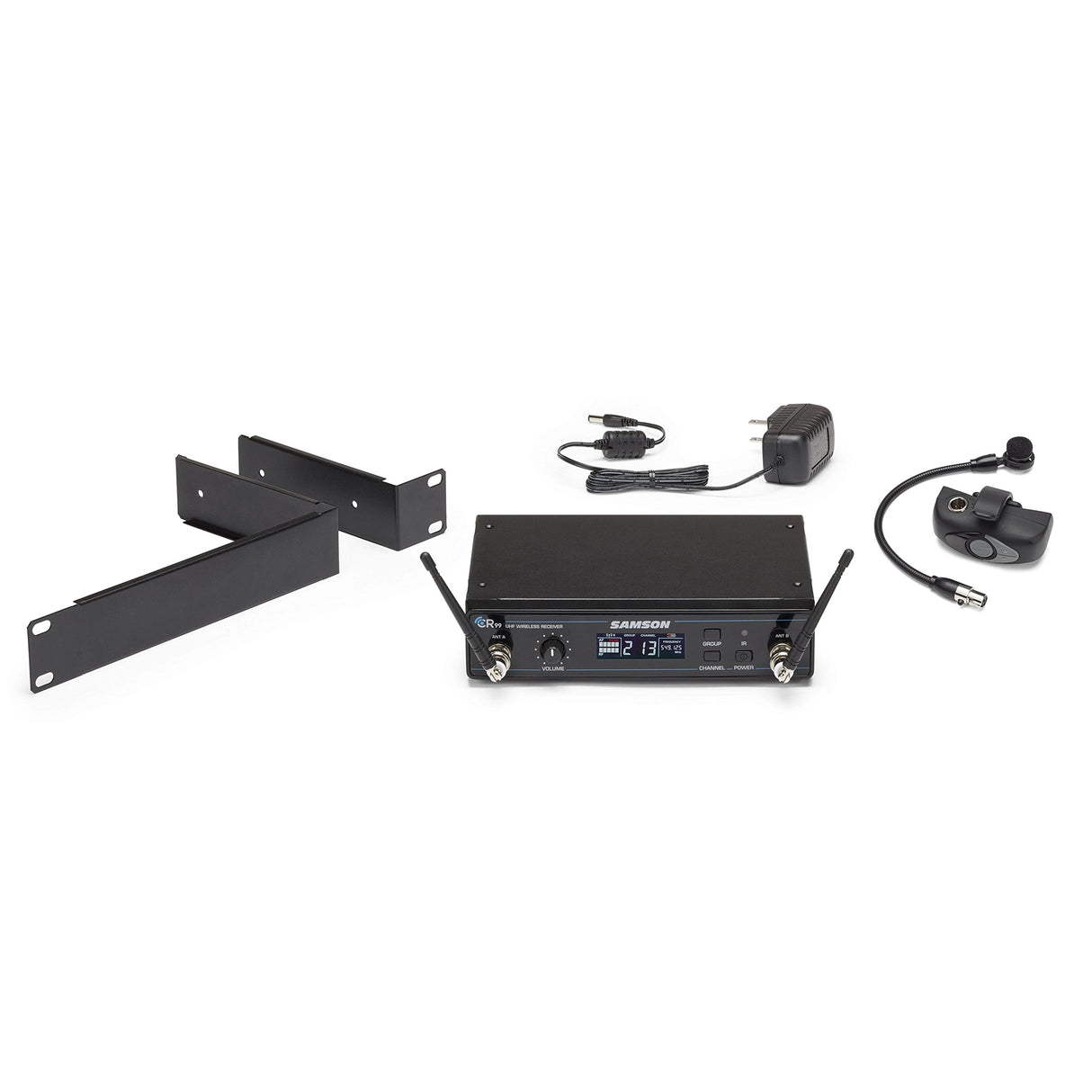 Samson AirLine AWX Wind Instrument System with HM60 Horn Mic K Band