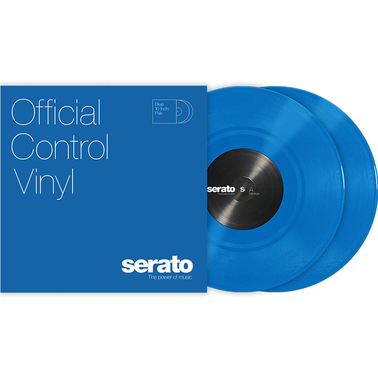 Serato 7-Inch Control Vinyl, Blue, Pair