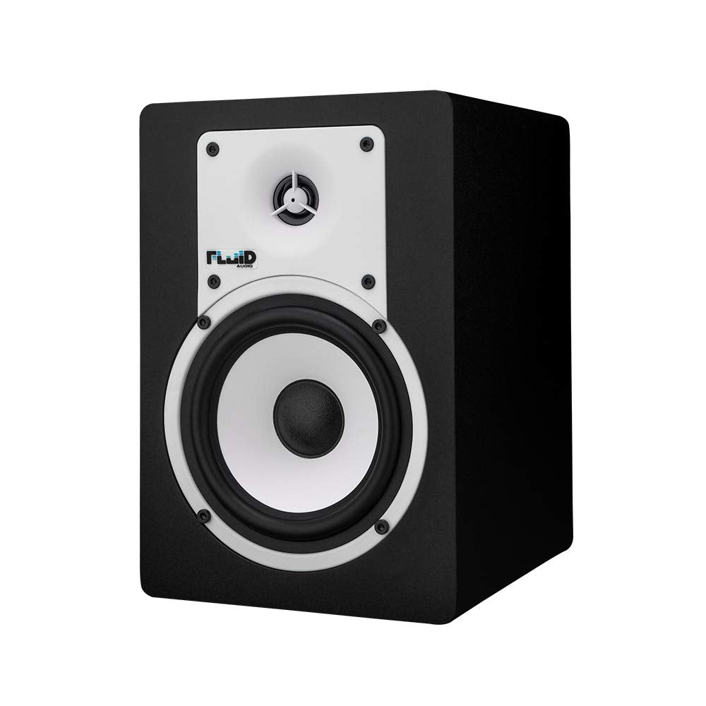 Fluid Audio C5 2-Way 5 Inch Active Studio Monitor, Black Pair