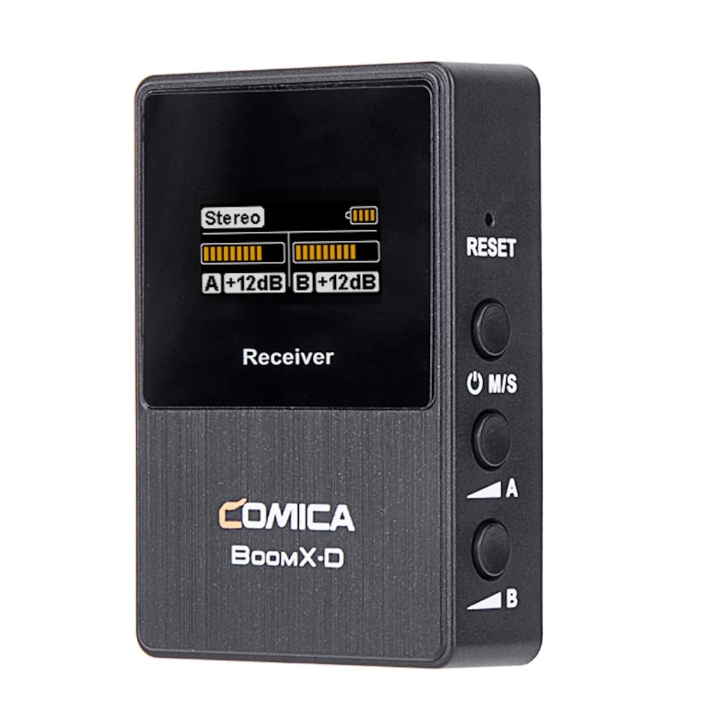 Comica BoomX-D2 2.4GHz Digital Wireless System with 2 Transmitters and 1 Receiver