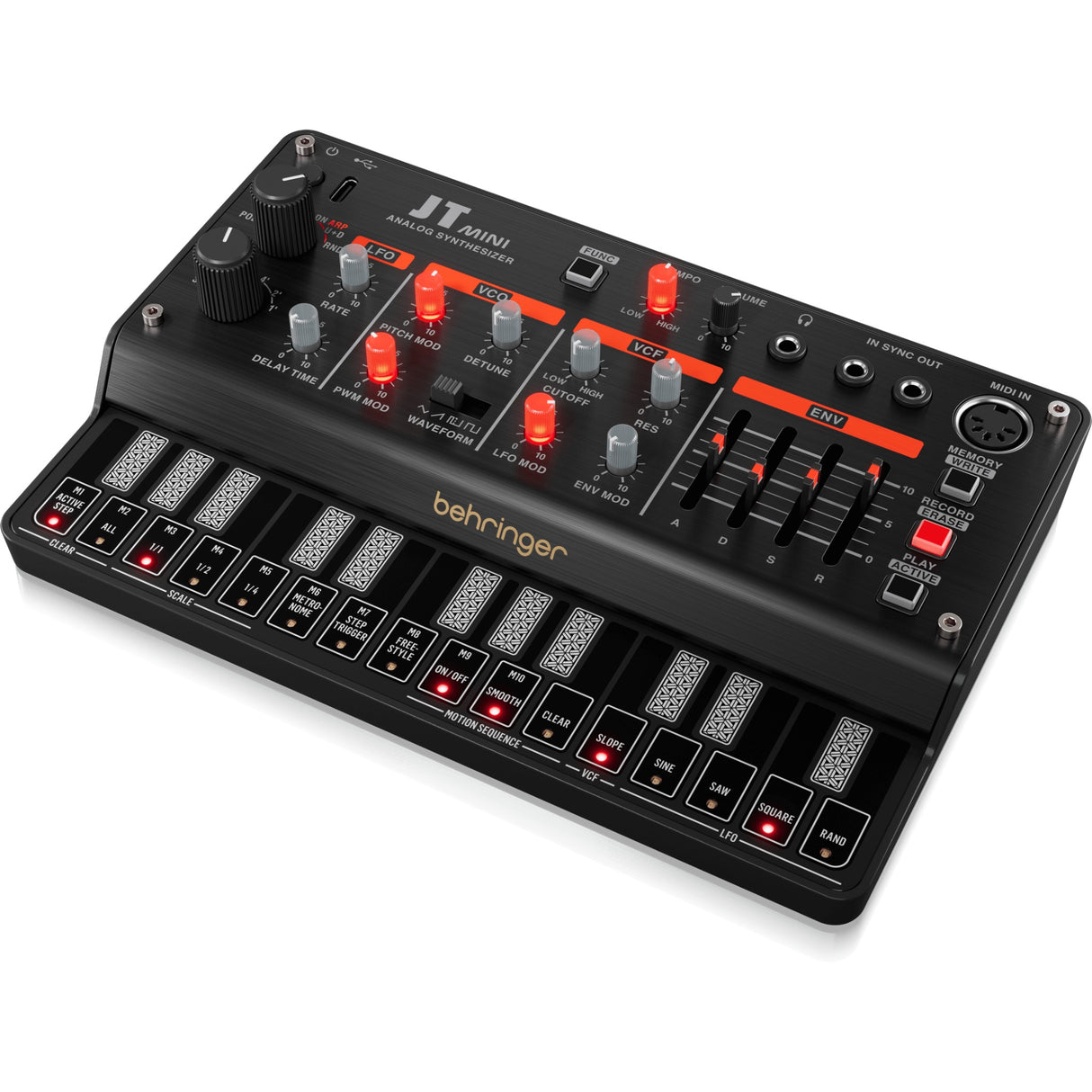 Behringer JT Mini Analog Polyphonic Synthesizer with Sequencer