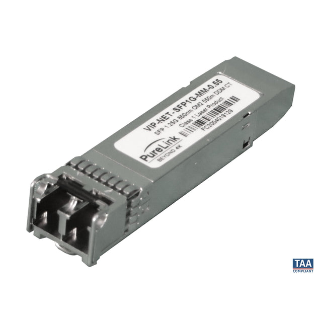 PureLink VIP-NET-SFP1G-MM-0.55 SFP 1G MM Module for VIP300H-U/T300H-U and VIP 1G Media Hubs