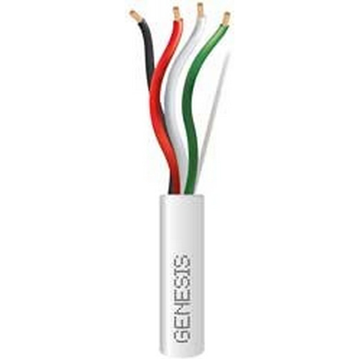 Genesis 16G 4C 65 Strand Speaker Cable 500 Foot Box, White