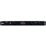 Furman M-8DX 15A Standard Power Conditioner with Lights and Digital Volt Meter 9 Outlets 1RU 6 Feet Cord