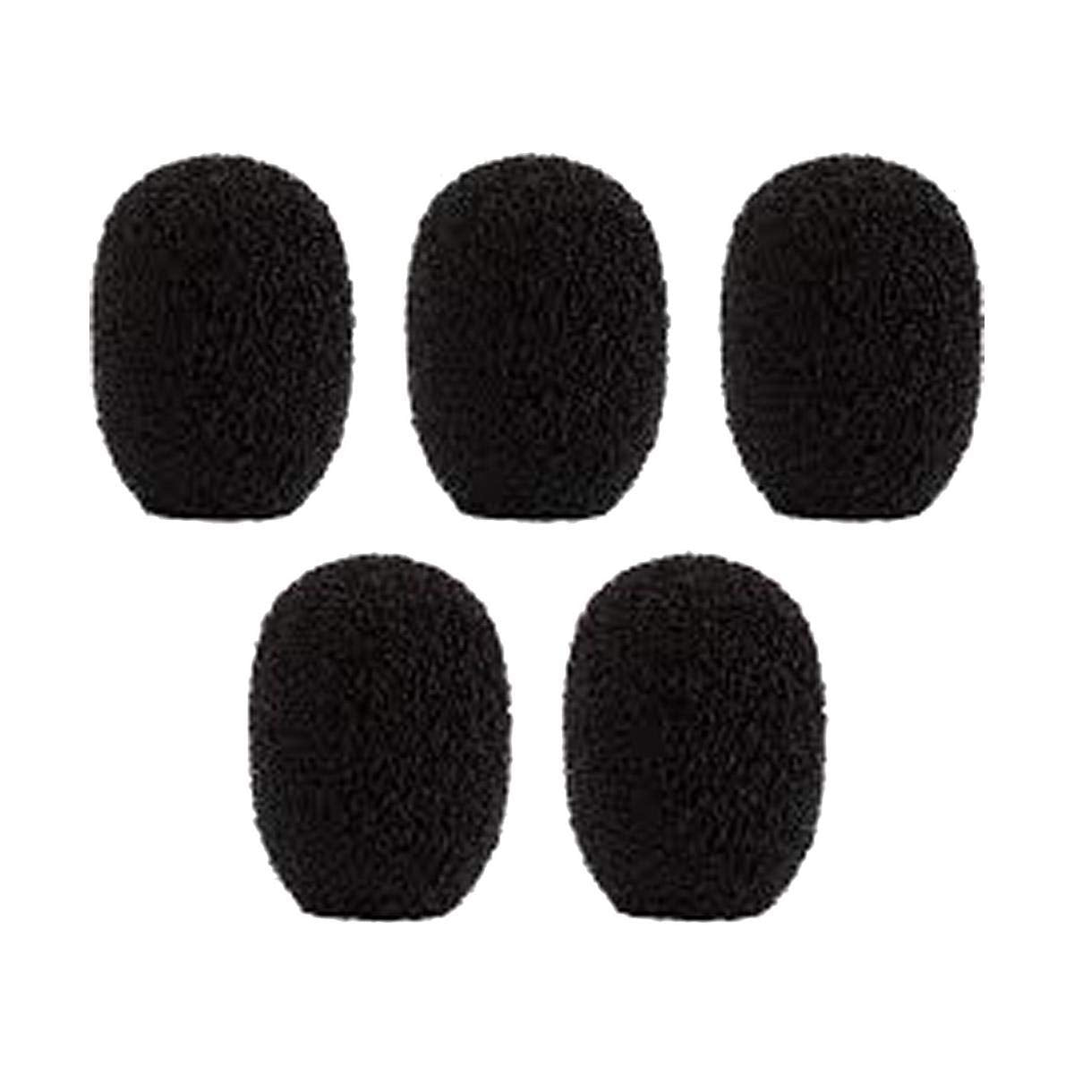 Shure RPM304 Black Foam Windscreens for MC50B, WL50, WL51 and BETA 53, 5-Pack