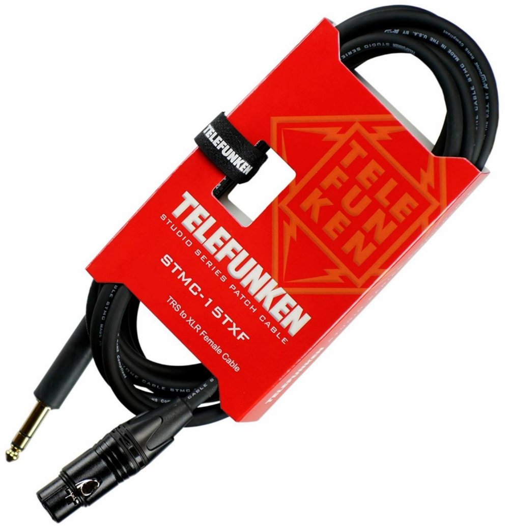 Telefunken STMC-15TXF 15-Feet TRS to Female XLR Cable