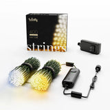 Twinkly String 400L 4.3mm Clear Concave AWW Lens Light Black/Green Wire