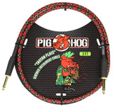 Pig Hog PCH3PL ’Tartan Plaid’ 3ft Right Angled Patch Cables