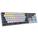 Logickeyboard Titan Wireless Backlit Shortcut Mac Keyboard for Avid Pro Tools