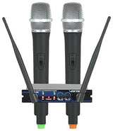 VocoPro UHF-28 Dual Channel UHF Wireless Microphone System, Frequency 9