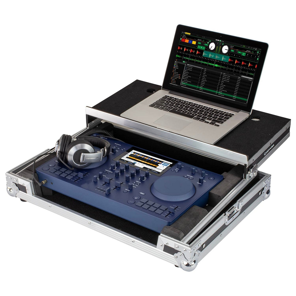 Odyssey AlphaTheta OMNIS-DUO Flight Case with Glide Style Laptop Platform