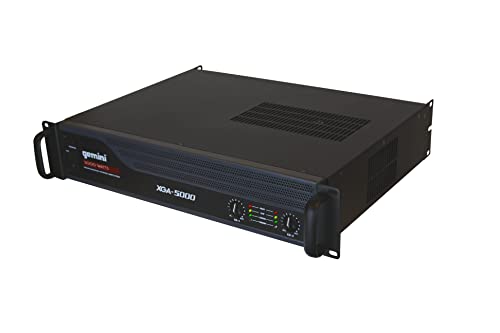 Gemini XGA-5000 5000Watt Peak Professional Power Amplifier