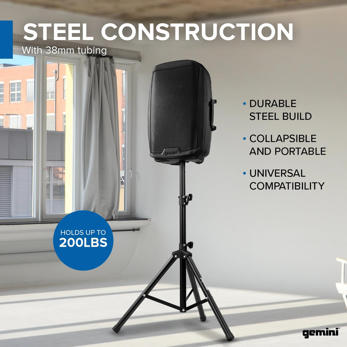 Gemini ST-04 Adjustable Speaker Stand